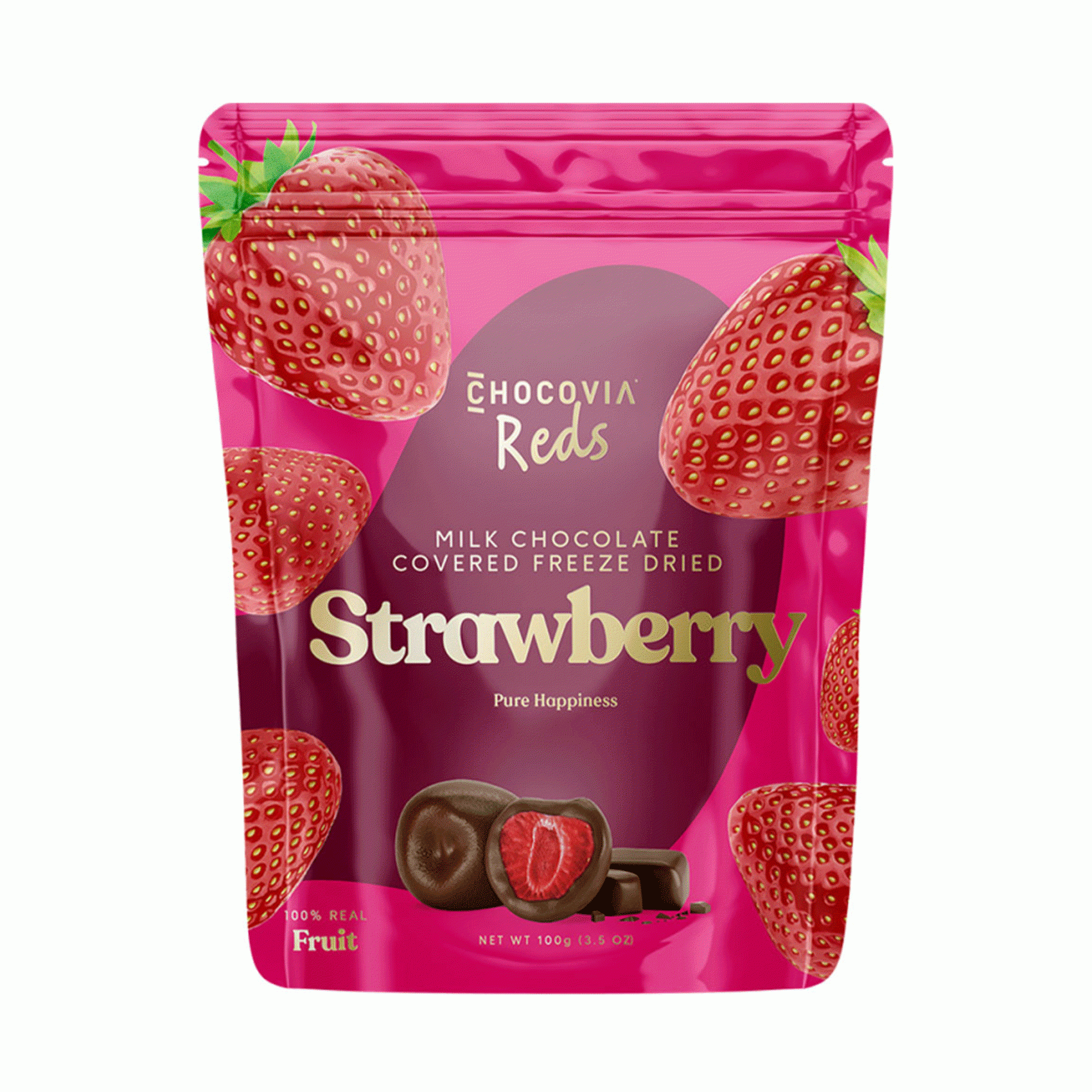 Freeze Dried FRAISE Chocovia (16x100g)