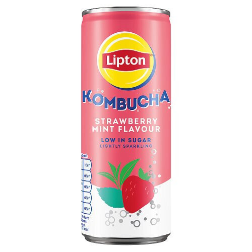 Lipton Kombucha Strawberry (12x250ml)
