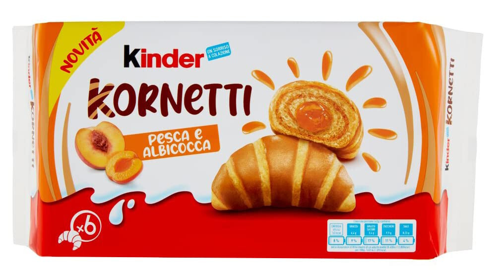 Kinder Kornetti Abricot (12x252G)  DLC 19/02/2025