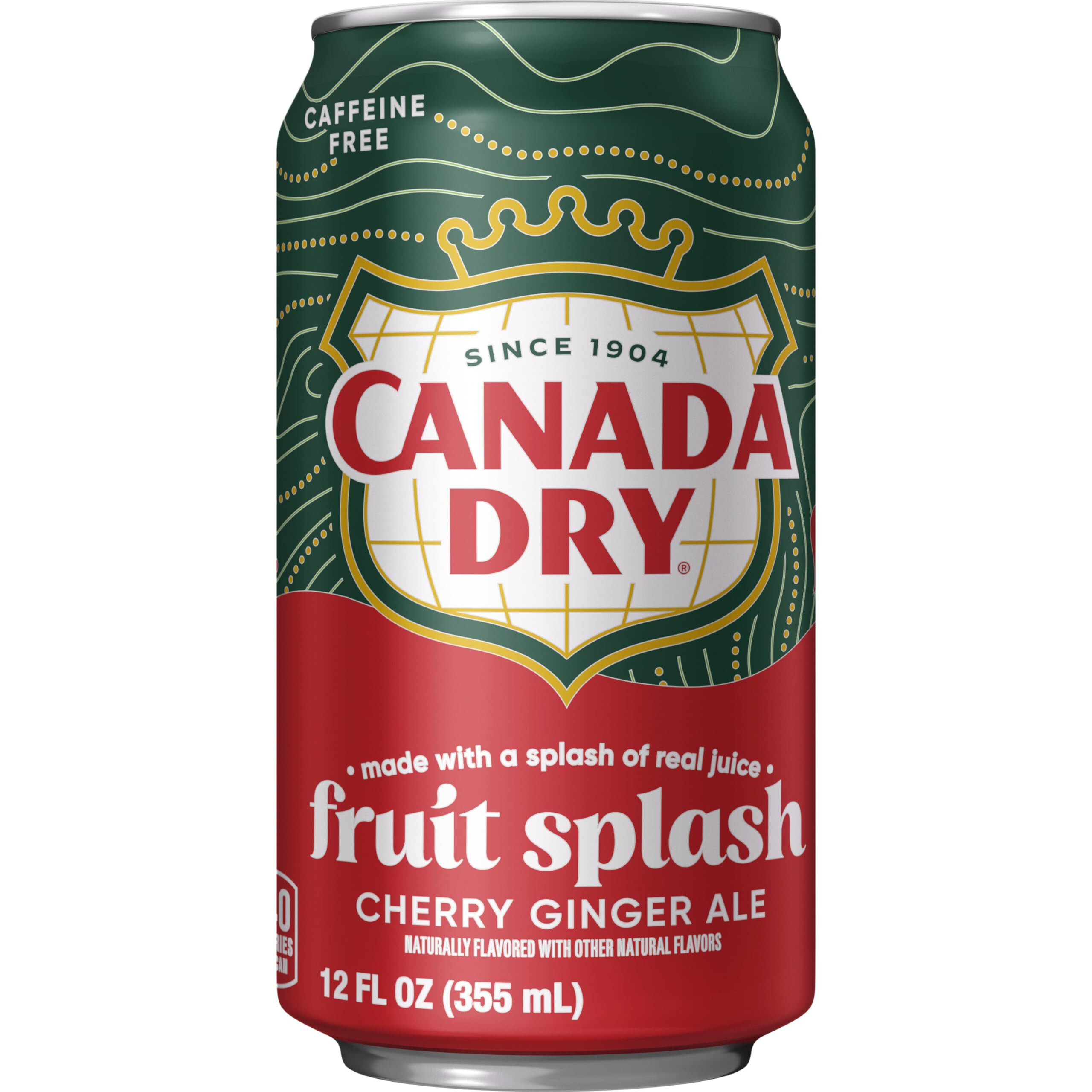 Canada Dry Fruit Splash Soda 12x355ml
