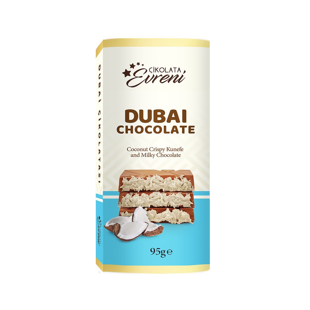 Eureni Dubai Chocolate Crispy Kunefe Coconut (10x95g)