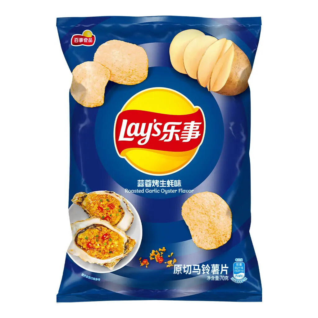 Lays Roasted Garlic Oyster (22x70g)