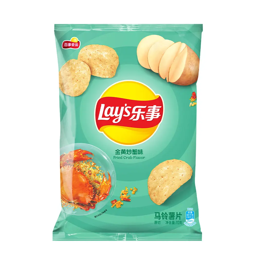 Lays Fried Crab (22x70g)