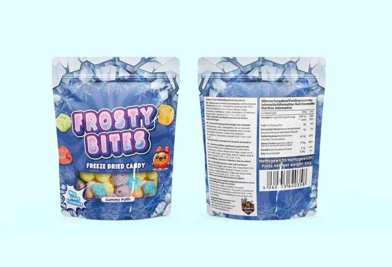 Frosty Bites Puffs (24x50g) FREEZE DRIED CANDY