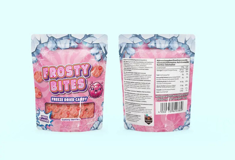 Frosty Bites Berry (24x50g) FREEZE DRIED CANDY