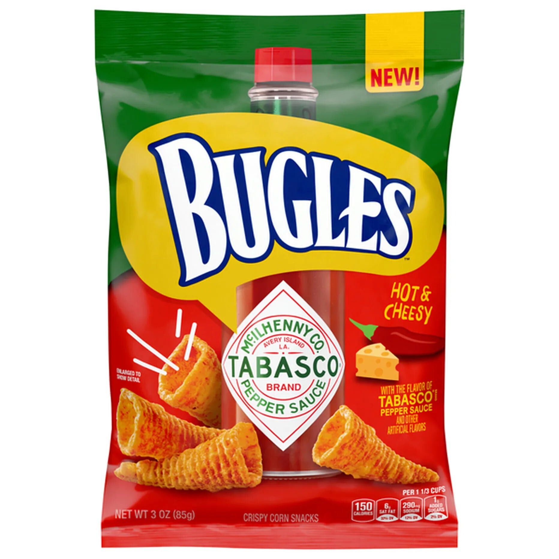 Bugles Tabasco Crispy Corn 6x85g