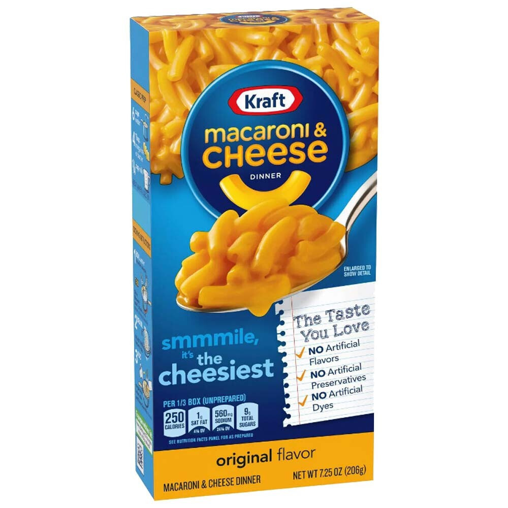 Kraft Macaroni & Cheese (18x206g) DLC 31/01/2025