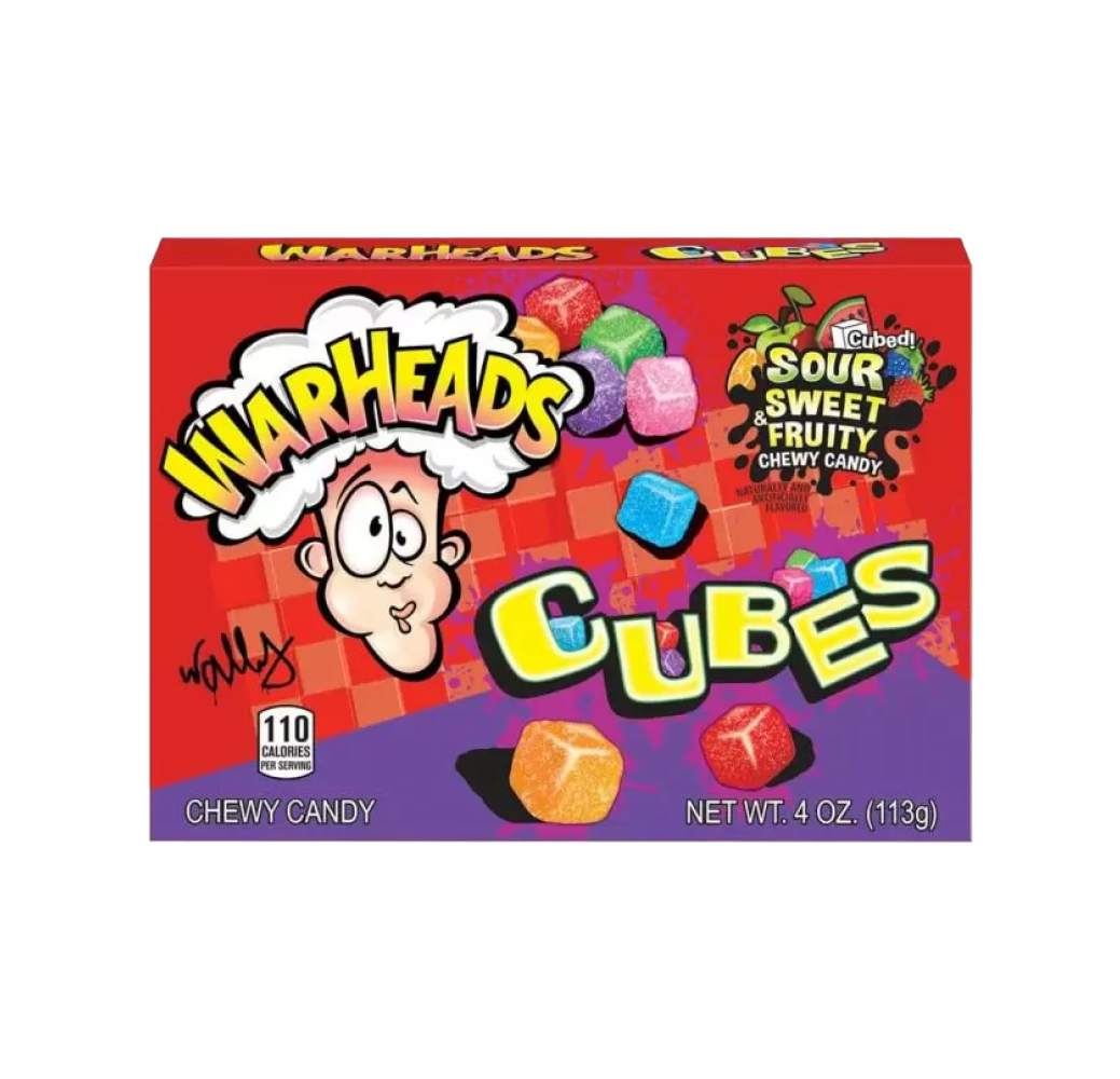 Warheads Chewy Cubes Box 12x113g