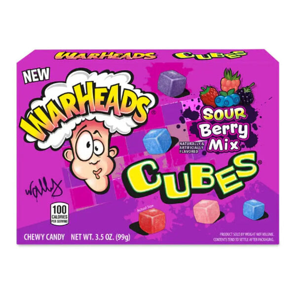 Warheads Cubes Sour Berry (12x85g)